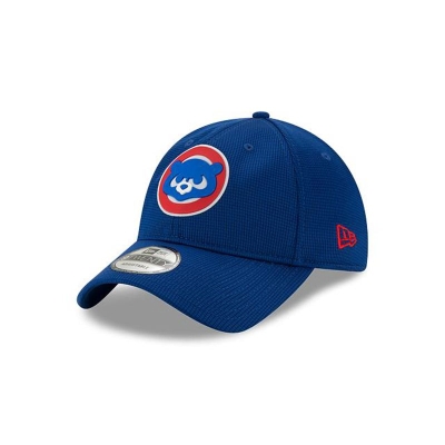 Blue Chicago Cubs Hat - New Era MLB Clubhouse Collection 9TWENTY Adjustable Caps USA5687341